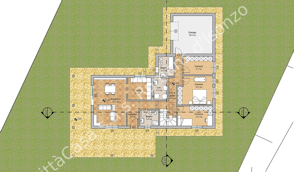 case e ville in legno