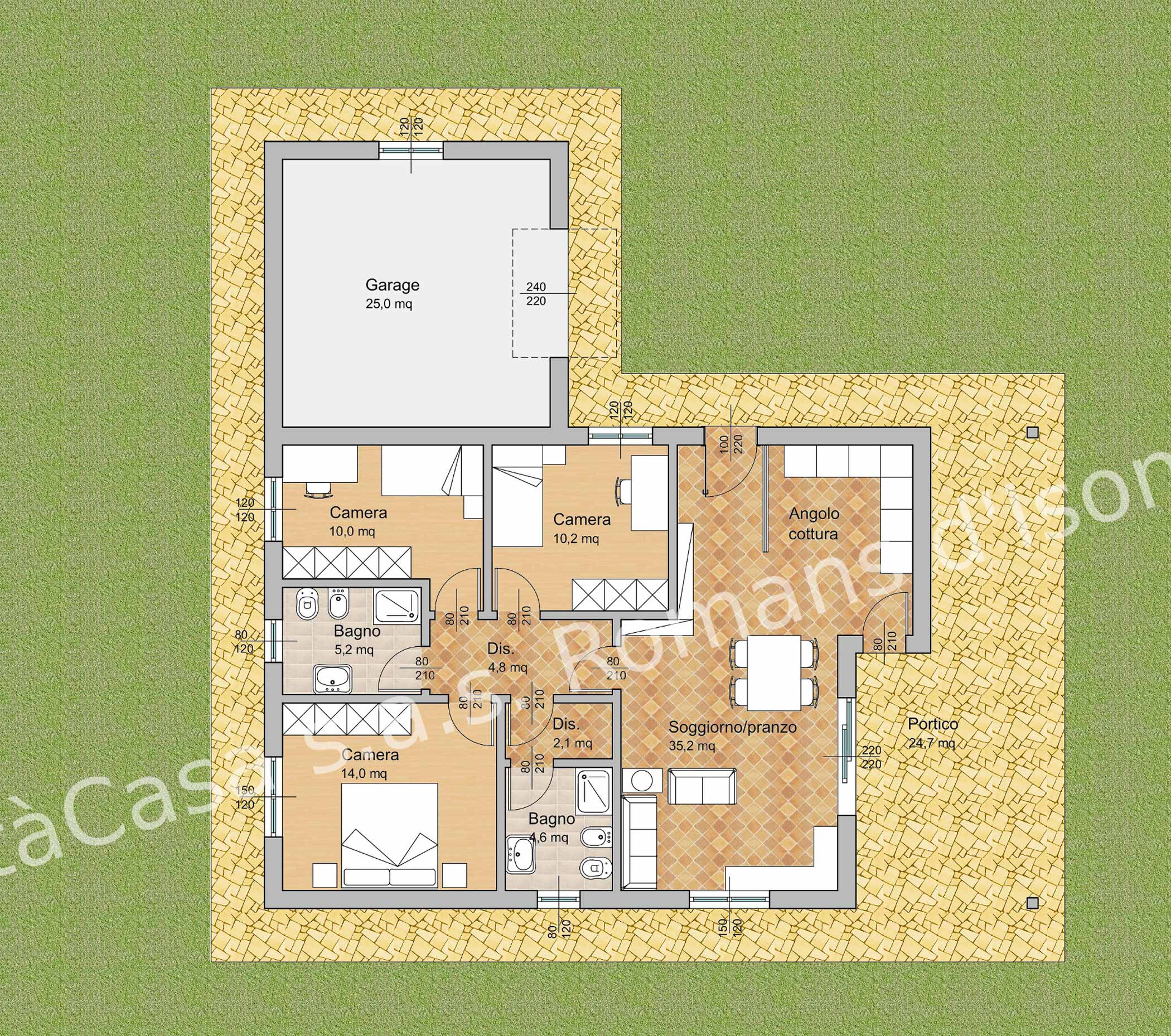 case e ville in legno